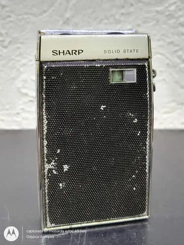 Radio Antiguo Portátil Sharp Bp-110 Solid State 6 Transistor