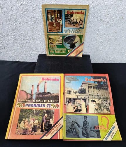 Lote Revistas Bohemia Vintage De Los 70's 3-pack Originales