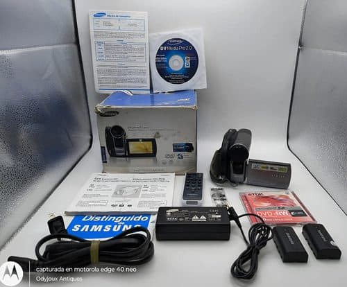Videocámara Digital Samsung De Dvd Sc-dc175 34x Zoom En Caja Plateado