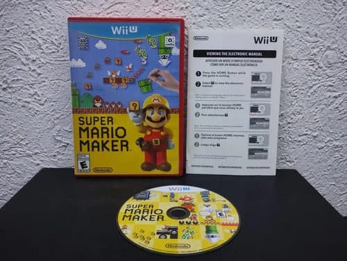 Super Mario Maker Wii U Usado Funcionando Original