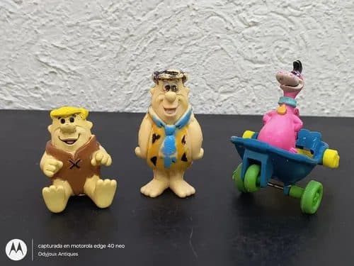 Lote Figuras De Los Picapiedra Novelty 1992 Pablo Pedro Dino
