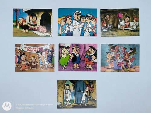 Lote Tarjetas Los Picapiedras 7pack 1994 Cardz Hanna-barbera — Coleccionables vintage, años 90s