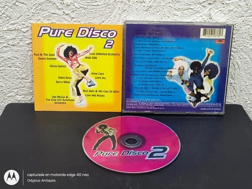 Cd Pure Disco 2 Gloria Gaynor Barry White Polygram 1996