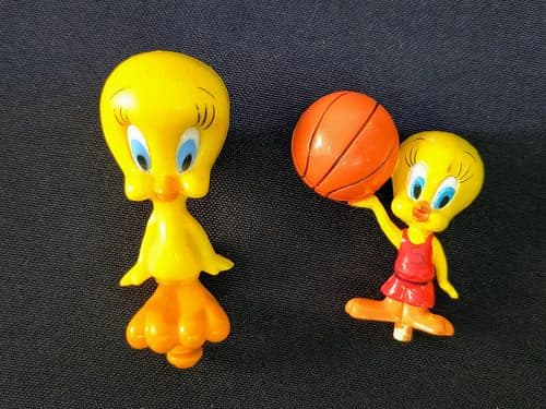 Set Figuras Piolin Looney Tunes 2-pack Warner Bros 2000 — Coleccionables vintage, años NOW