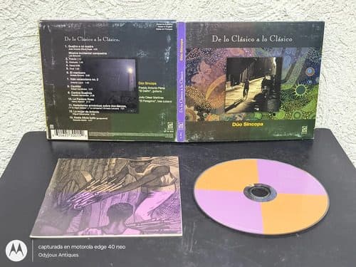 Cd Dúo Sincopa - De Lo Clásico A Lo Clásico Urtext 2002 Mex