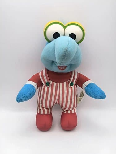 Peluche Gonzo De Los Muppets Babies Mcdonald's 1994 Retro Azul Claro