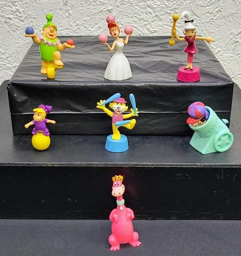 Set Figuras Sonrics Circo Hanna Barbera Vintage 90's 7-pack — Decoración vintage, años 90s