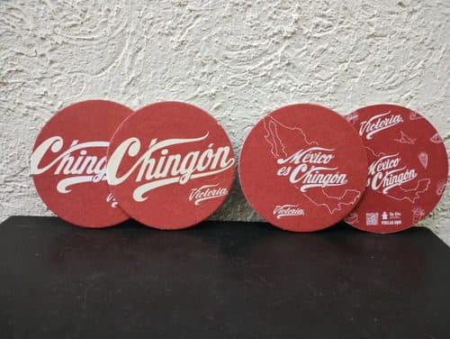 Juego De Porta Vasos 4-pack Victoria México Coleccionables Rojo — Coleccionables vintage