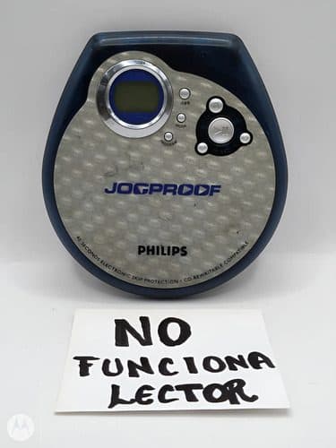 Discman Jogproof Philips Ax-3201 Cd Player No Sirve Lector Plateado Con Azul