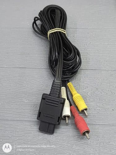 Cable Av Audio Video Rca Para Snes Super Nintendo Original