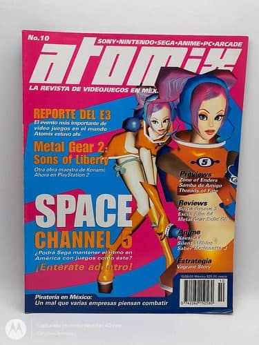 Revista Atomix No.10 Junio Año 2000 Space Chanel 5