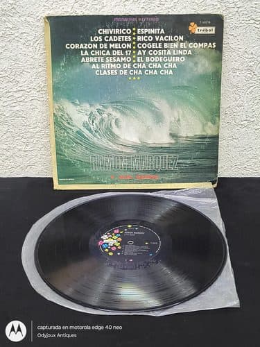 Disco Lp Acetato Ramón Márquez - Y Sus Éxitos Trébol 1973 Estándar