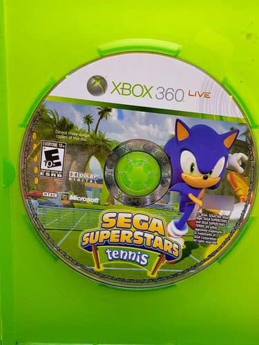 Sega Superstars Tennis Xbox 360 Solo Disco Original