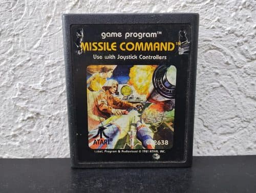 Missile Command Cx2638 Para Atari 2600 Año 1981 Original