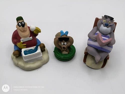 Figuras Splashers Sonrics Disney Lote 3-pack Vintage 90's
