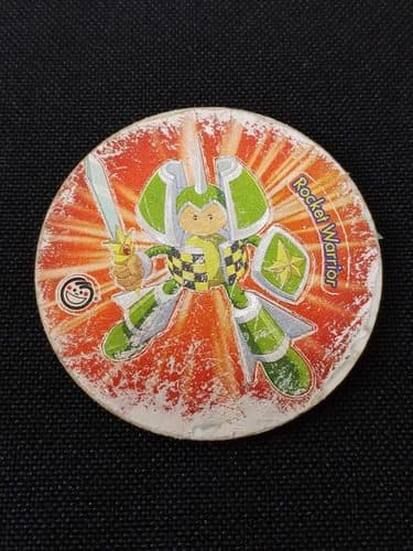 Tazo Yu Gi Oh Shiny X Años Rocket Warrior #14 1996 Original — Coleccionables vintage, años 90s