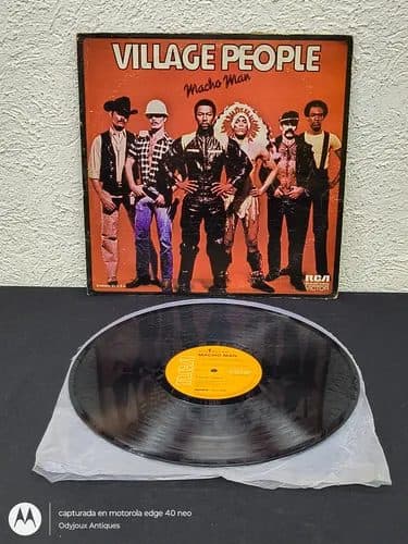 Disco Lp Acetato Village People Macho Man Rca 1978 Usa Estándar