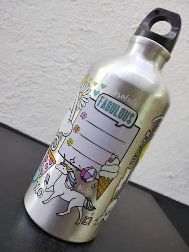 Botella De Agua Just My Style De Aluminio 500ml De Uso Colores — Coleccionables vintage
