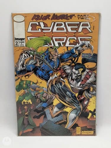 Comic Killer Instinct Part Two Cyber Force Image Inglés 1994 — Coleccionables vintage, años 90s