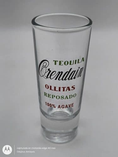 Vaso Tequilero Promo Tequila Orendain Ollitas Reposado 10ml Transparente — Coleccionables vintage