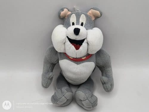 Peluche Spike Perro Bulldog The Tom Y Jerry Retro 24cm Gris
