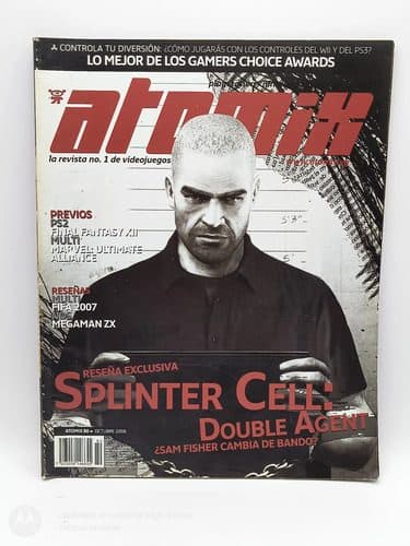 Revista Atomix No.80 Octubre 2006 Splinter Cell — Coleccionables vintage, años NOW
