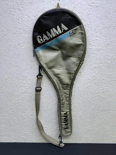 Funda/estuche Vinilo Para Raqueta De Tennis Gamma Cps 95.p+ Plateado — Coleccionables vintage