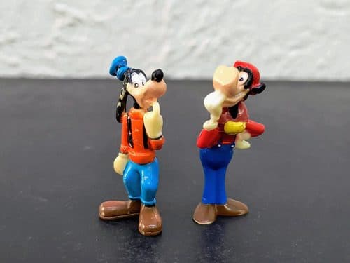 Set Figuras Goofy Y Zaini Disney Colección Kinder Vintage — Coleccionables vintage, años 90s