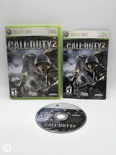 Call Of Dutty 2 Xbox 360 No Funciona Disco Solo Caja Ymanual