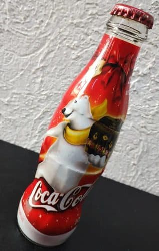 Botella Coca Cola Navidad 2003 273ml Oso Navideño Sellada — Coleccionables vintage, años NOW
