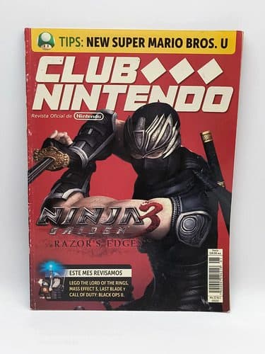 Revista Club Nintendo Año 22 Num 1 Ninja Gaiden 3 Año 2000 — Coleccionables vintage, años NOW