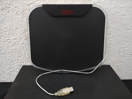 Alfombrilla De Ratón Con Luz Usb Mouse Pad Master Negro Master