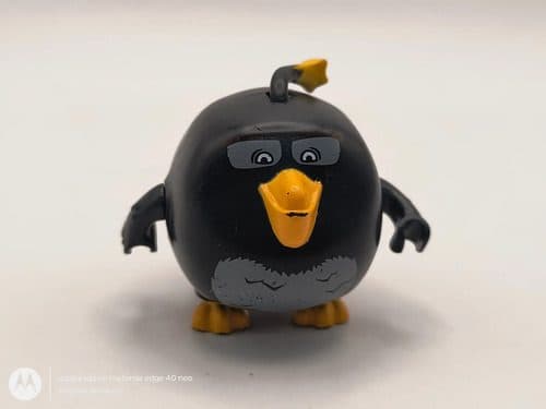 Mini Figura Angry Birds Bomb Pájaro Bomba Lego 4cm Original — Coleccionables vintage, años NOW