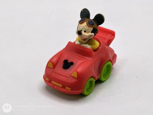 Carrito Kellogg's Disney Mickey Mouse De Los 90's Retro Rojo