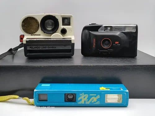 Lote 3 Cámaras Para Reparar Polaroid Land Premier Dx Ansco Blanco Y Negro — Coleccionables vintage