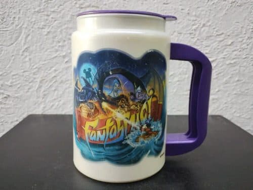 Taza Disney Fantasmic Mickey Mouse Mago Coca Cola Coleccion Blanco Disney Fantasmic Mickey Mouse Mago Coca Cola — Coleccionables vintage, años 90s