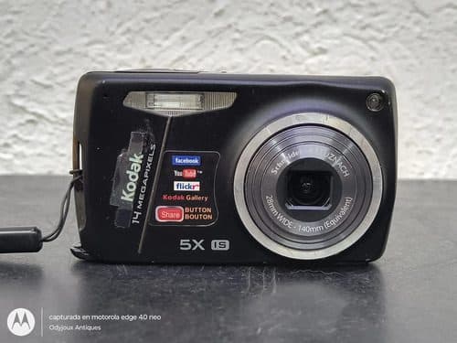 Cámara Digital Kodak Easyshare M575 14mp No Funciona Reparar Negro