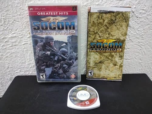 Socom U.s. Navy Seals Fireteam Bravo 2 Psp Completo Original