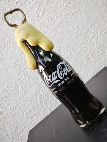 Destapador Botella Coca Cola Con Adorno Espuma 237ml Usado — Coleccionables vintage