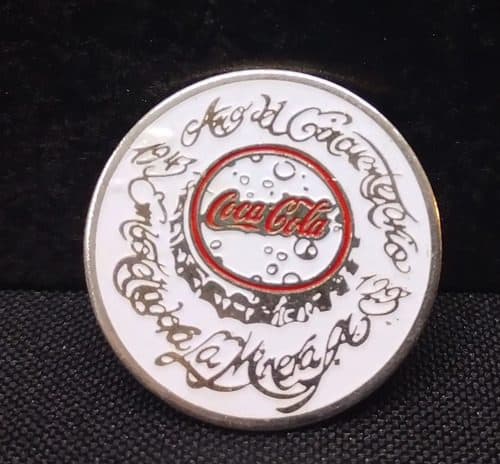 Pin Coca Cola Retro Metálico Embotelladora La Minera 1953