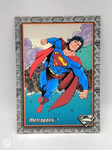 Tarjeta The Return Of Superman Metropolis! #96 Skybox Dc '93 — Coleccionables vintage, años 90s