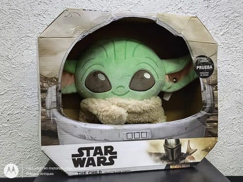 Peluche Con Sonidos Ruz Baby Yoda The Mandalorian Star Wars Verde Cafe