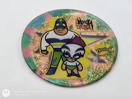 Tazo Glitter Mucha Lucha #133 Sabritas Año 2005 Retro Orig