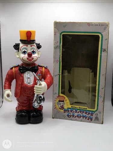 Payaso Musical Melody Clown Saxofón Vintage Retro 90s Encaja — Coleccionables vintage, años 90s