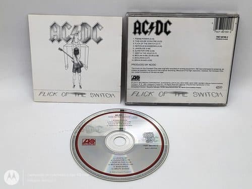 Cd Ac Dc Flick Of The Switch 1983 Atlantic Made In Alemania Edición Limitada
