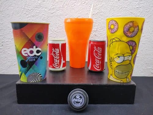 Lote Coca Cola Latas Radio Vasos Yo-yo Con Detalle 6-pack — Coleccionables vintage, años NOW