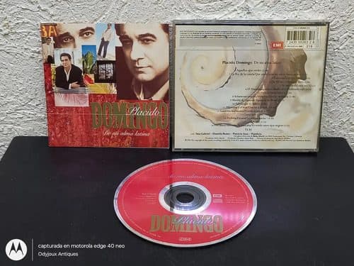 Cd Plácido Domingo - De Mi Alma Latina Emi Records 1994 Mex