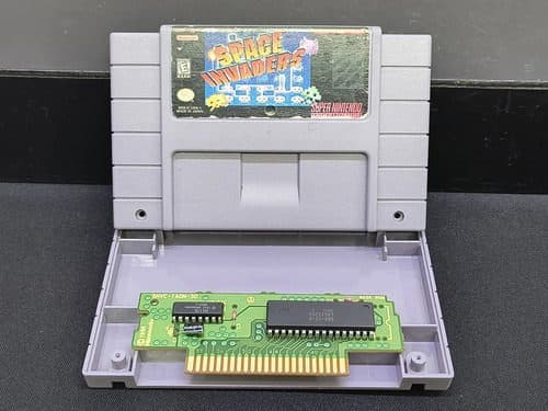 Space Invaders Para Snes Super Nintendo Original — Gaming vintage, años 90s