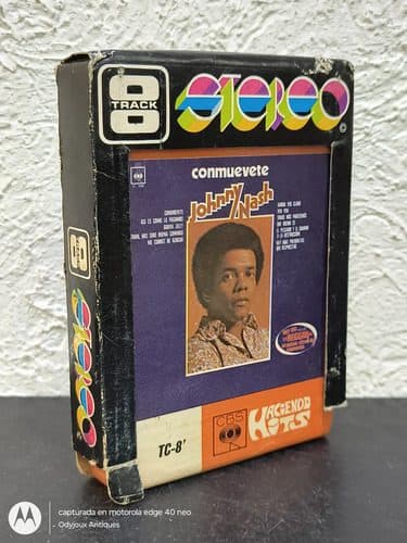 Johnny Nash - Conmuevete Cassette De 8 Pistas Vintage 1973