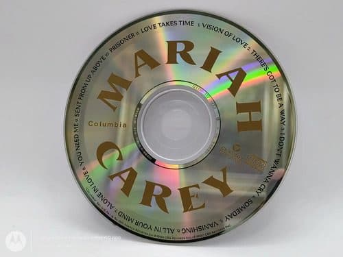 Cd Mariah Carey 1990 1ra Edic. Columbia Solo Disco Original Estándar — Audio vintage, años 90s
